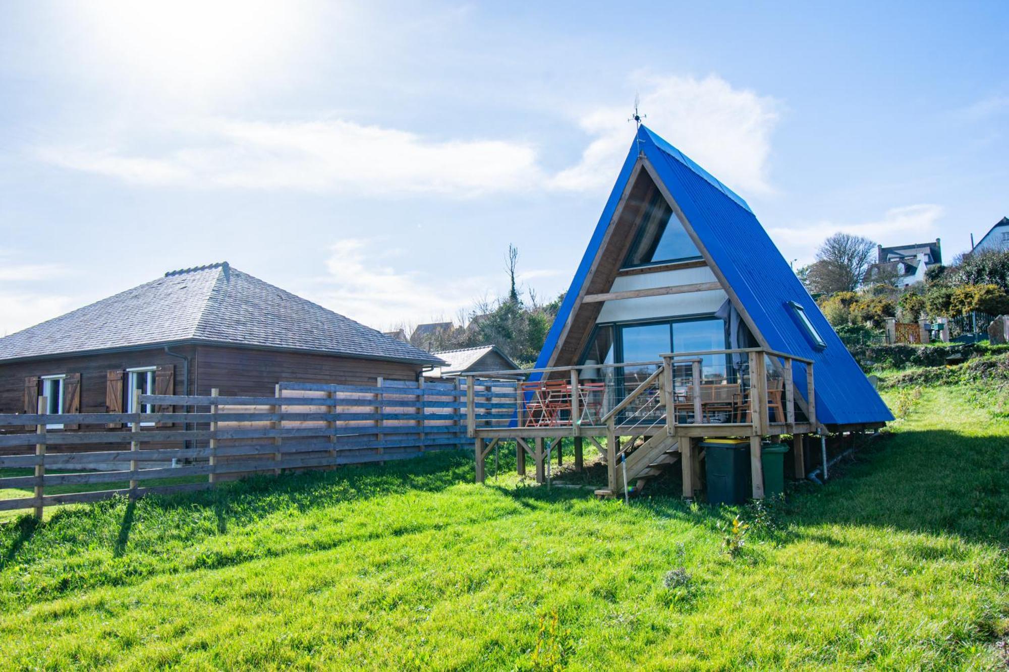 Вилла Le Tipi Bleu Tiny House Neuve Avec Terrasse Et Jardin Камаре-сюр-Мер Экстерьер фото